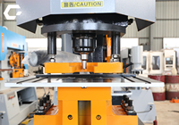Machine de découpe et de poinçonnage hydraulique CNC multifonctionnelle pour le traitement des tôles, des barres et des profilés en acier