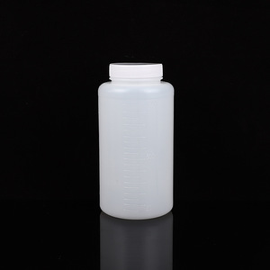 Botella Hirozumi Pe de boca ancha de 500 ml, graduada, para muestras y reactivos, para uso en laboratorio. - Product Image 3