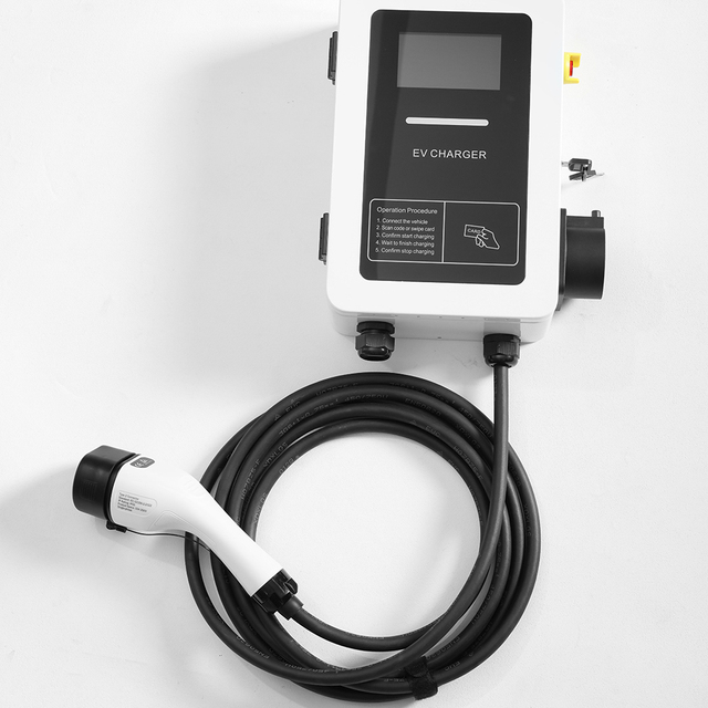 7KW 11kw 22kw AC Electric Car Charger Wall Box Ev Charger Commercial Use with Ocpp Home Use
