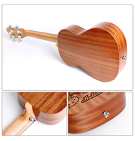 High Quality Factory Price 21 Inch Soprano Ukulele Engraving Ukuleles Musical Instruments