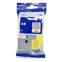 Compatible avec la bande adhésive Brother PT-h110 12 mm noir sur blanc TZe-231 TZe231 TZ231 TZ-231