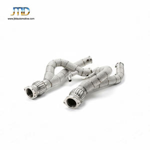 Collecteur d'échappement haute performance en acier inoxydable T304 pour Lamborghini Revuelto V12 hybride, collecteur d'échappement de course soudé TIG (Decat) - Product Image 3