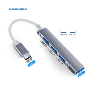 Concentrador tipo c de alta velocidad, <span class=keywords><strong>USB</strong></span> 3,0 2,0, 4 puertos, 4 en 1, <span class=keywords><strong>USB</strong></span>-C - Product Image 5