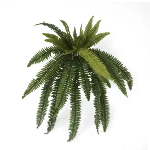 Vie Naturelle Artificielle Fougère de Boston Rustique Décorative Maison <span class=keywords><strong>Jardin</strong></span> Herbe Arbustes Plastique Plantes Décoratives d'Intérieur - Product Image 1