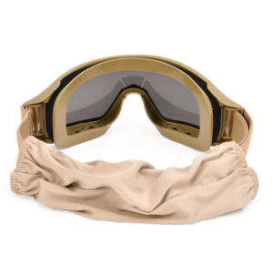 सामरिक चश्में 3 लेंस विरोधी कोहरे मोटरसाइकिल चश्मा सीएस पेंटबॉल सुरक्षा संरक्षण चश्में - Product Image 5