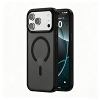 Coque de téléphone magnétique de luxe pour iPhone 18 Pro Max, étui de protection antichoc avec motif antidérapant pour iPhone 17