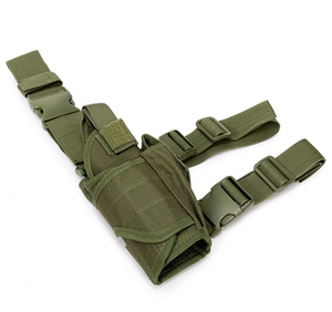 GS02 Khaki Green Black Camouflage Waist and Leg Fix <b>Attach</b> Tools Holsters <b>Molle</b> Platform - Product Image 4