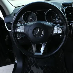Pegatinas decorativas para botones del volante de coche, compatibles con Benz W205 GLC X253 CLA GLA, accesorios interiores para automóvil, ¡en oferta! - Product Image 5