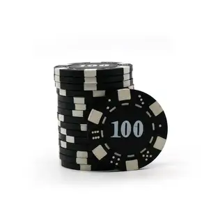 Customized Logo 10.8g 40mm*3mm Acrylic Chips Sets Clay Las Vegas Casino Crown Poker Chip Sets Abs/plastic/ceramic Pokers Coins