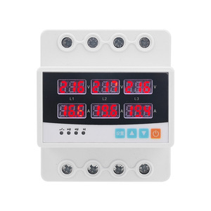 Three Phase Six Display Voltage Protector 220V 63A ATS Intelligent Switch With Over Under Voltage Protection - Product Image 1