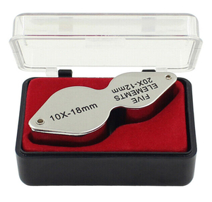 Lente d'ingrandimento 10X 20X lente d'ingrandimento con lente doppia lente pieghevole - Product Image 1
