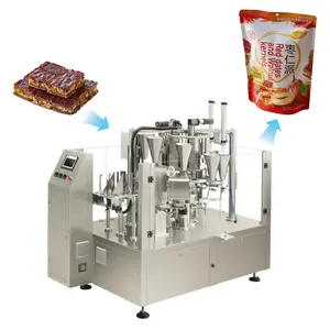 价格优惠多头零食Doypack秤包装机自动牛轧糖糖果包装机
