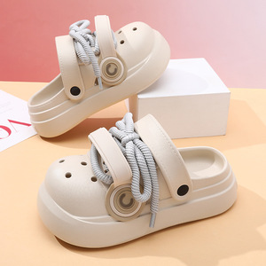 Women's Summer Platform <b>Clogs</b> Breathable Closed Toe Outdoor Beach Non Slip Punk Style Sandals - Product Image 2