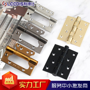 Lgedis Stainless Steel Door Hinge 180 Degree Swing For Furniture Solid Wood Door Interior Use - Product Image 4