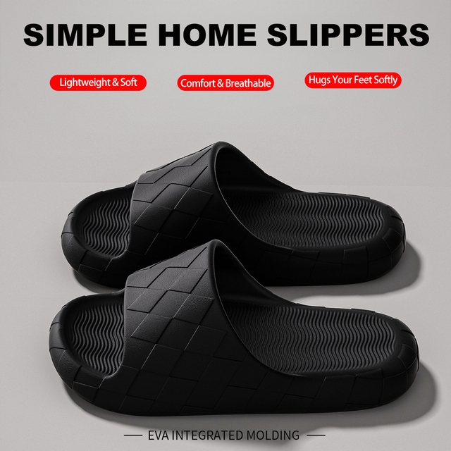 2026 New Summer EVA Home Casual Slippers Anti-Slippery Breathable High Quality Designer Slides