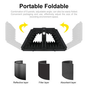 Micrófono de Grabación en Vivo en Línea de la Mejor Calidad Xtuga, Cabina Vocal - Product Image 4