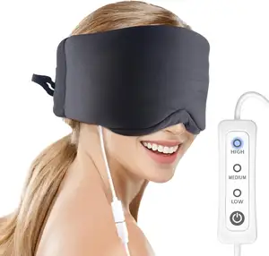 Electric USB Heated Eye Mask for Dry Eyes Warm Compress for Chalazion Blepharitis Stye MGD Migraine