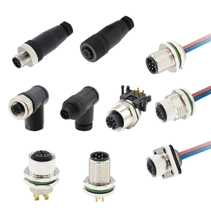 Signal 5 Pin A-coded Solder PCB Female Protect Cover Socket Assembly Plug M12 Male <strong>Connector</strong> Waterproof Cable - Product Image 4