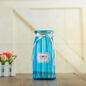 Centerpiece Decorative Colored Clear Glass <strong>Flower</strong> <strong>Vase</strong>/Glass <strong>Vase</strong> - Product Image 5