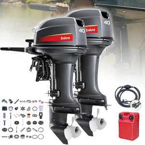 Moteur à essence 2 temps 40HP-40X 2 cylindres pour remplacement/réparation avec pompe à jet et télécommande - Product Image 4
