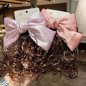 Autumn and Winter New Wig Bowknot Polka Dot Princess Cloth Art Lovely Hair <b>Clips</b> for Children - Product Image 5