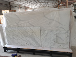 GOLDTOP OEM/ODM Granito Honed Polished White Grey <strong>Granite</strong> <strong>Slab</strong> White Grey <strong>Granite</strong> <strong>Slab</strong> - Product Image 4