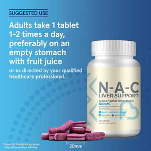 N-acetil cisteina glutatione precursore 600 Mg integratore alimentare per il supporto della salute respiratoria etichetta personalizzata antiossidante - Product Image 2