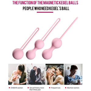 Set di 3 Palline Vibranti in Silicone per Esercizi Femminili, Vibratore Smart Kegel, Giocattolo Sessuale - Product Image 5