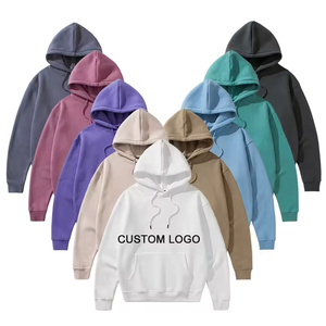 Top qualité poids lourd 420gsm bouffée impression hommes sweats à capuche 100% coton sweats Streetwear sweat à capuche personnalisé pour hommes - Product Image 3