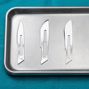 Lames chirurgicales sur mesure à prix de gros 18 20 21 en acier inoxydable manuel pour la chirurgie générale, instrument certifié CE Classe I - Product Image 3