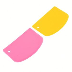 Wholesale Flexible PP <b>Plastic</b> Multipurpose Kitchen Pastry Dough Cutter Bowl Spatula <b>Bench</b> Scraper for Bread Dough Baking - Product Image 1