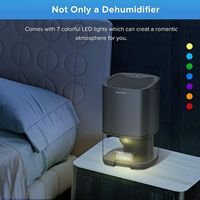 Mini déshumidificateur d'air portable de petite taille pour bureau, armoire, déshumidificateur domestique, déshumidificateur d'air pour la maison
