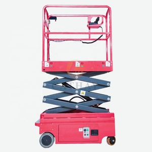 Minielevador de tijera con batería pequeño eléctrico hidráulico de capacidad para <span class=keywords><strong>alquiler</strong></span> de construcción - Product Image 2