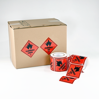 Autocollants en vinyle auto-adhésifs écologiques imperméables, étiquettes d'identification pour le transport, taille personnalisée, code-barres, résistance UV rapide