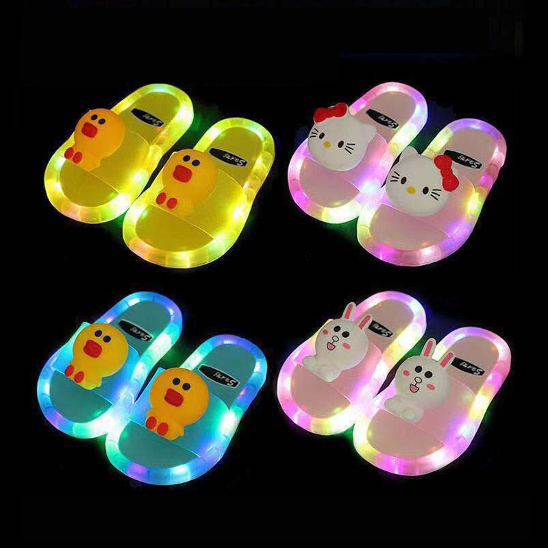 kids light up slippers