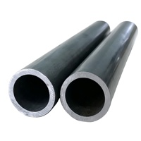 Tubo de acero al carbono sin costura laminado en caliente, tubo sin costura negro sin recubrimiento para proyectos de construcción e infraestructura