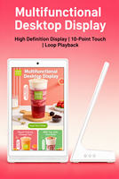 Tablet Layar Sentuh Digital Signage 14 Inci LCD IP65 Android Windows Kios Layanan Mandiri untuk Ritel Dalam Ruangan