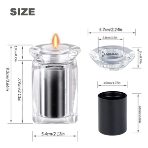Tanrı Seni Kucaklarında Tutar Babam Minyatür <span class=keywords><strong>Urn</strong></span> Kristal Külleri Saklama Kabı İnsan Evcil Hayvan Köpek Külleri İçin Hatıra Kutusu - Product Image 2