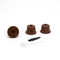 Hot Sale Caff italy Nachfüllbare leere Kapseln Edelstahl Filter Mesh Mini Kaffee maschine Praktische Kaffee Tee Werkzeuge für zu Hause
