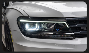 2017 <span class=keywords><strong>Volkswagen</strong></span> pour Tiguan accessoires forme de voiture phare LED DRL Angel Eye double faisceau au xénon 12V 6000K température de couleur nouveau - Product Image 4