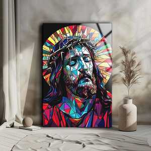 Arte Murale in <span class=keywords><strong>Vetro</strong></span> <span class=keywords><strong>Temperato</strong></span> di Alta Qualità con Tema Religioso di Gesù, Decorazione per la Casa, <span class=keywords><strong>Quadri</strong></span> in <span class=keywords><strong>Vetro</strong></span> <span class=keywords><strong>Temperato</strong></span> - Product Image 5