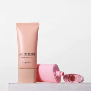 LESOPACK Ovale Form Rosa Sonnenschutz Sonnencreme Squeeze Soft Tube Kunststoff Kosmetik tuben Behälter Verpackung