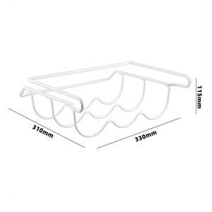 Modern Eco-Friendly Wall-Mounted Wrought Iron Kitchen Storage <b>Rack</b> for Cabinet and Pantry Organization - Product Image 1