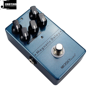 Jingying 2025 Fábrica Hand-Built Série Magnética <span class=keywords><strong>Delay</strong></span> <span class=keywords><strong>Echo</strong></span> 2-em-1 Guitarra Elétrica Baixo Efeito Pedal Peças de Guitarra & Acessórios - Product Image 4