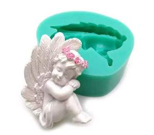 Nouveautés : Moule en silicone créatif petit ange, outils de décoration de gâteaux Cupidon Amour, fournitures de pâtisserie - Product Image 3