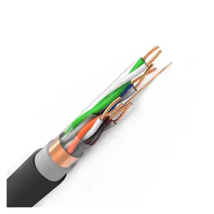 High Speed Twisted Pair Utp Stp Ftp Cat 6 6a 23awg Waterproof Utp Cat5e Lan Cable Cat6e Outdoor Cable