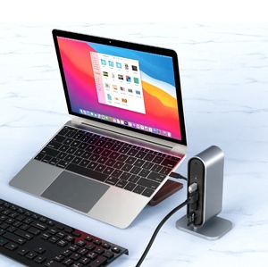 12 in1ハブタイプCからマルチ4KHDRJ45 VGA 4 USB 3.0PD電源アダプタードッキングステーションデスクトップポータブル - Product Image 5
