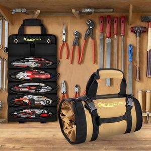 Échantillon gratuit : Sac de rangement mural enroulable en EVA avec fermeture éclair, organisateur d'outils, type sac seau - Product Image 1