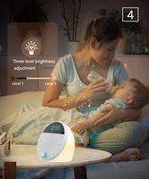 Machine de son de sommeil pour adultes avec alarme de bruit blanc Fonction sonore de pluie pour l'amélioration du sommeil-Produit électronique grand public