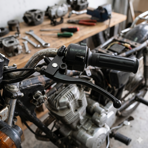Ensemble universel de leviers d'embrayage gauche et de frein droit pour <span class=keywords><strong>moto</strong></span>, fixation sur guidon, pour CG125 WY125, pièces de rechange pour <span class=keywords><strong>moto</strong></span> tout-terrain - Product Image 5